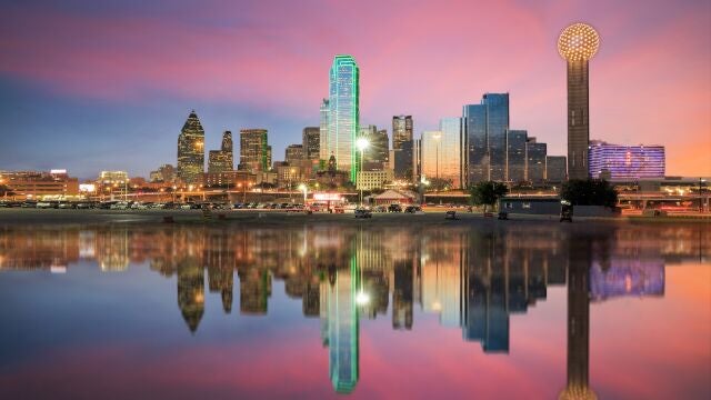 Vista panorámica de la ciudad de Dallas