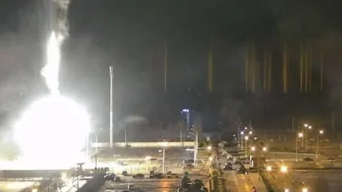 Ataque ruso a la central nuclear de Zaporiyia