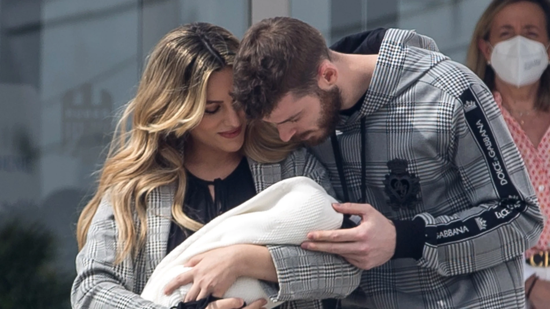 Edurne y David de Gea salen del Hospital Ruber Internacional después de convertirse en padres el 4 de marzo de 2021