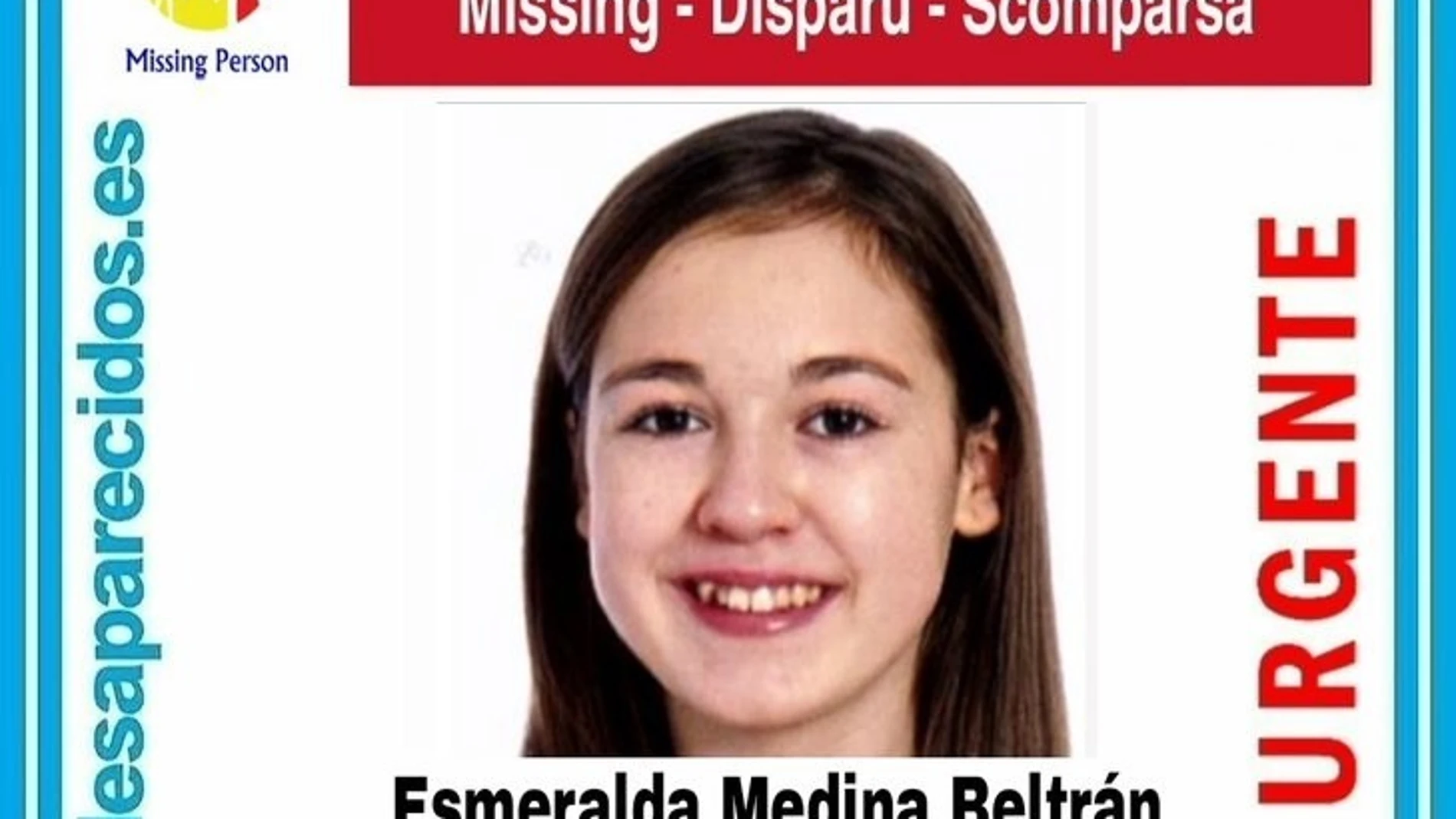 Información de búsqueda de una menor que se encuentra desaparecida en Soria desde el pasado 28 de febrero.SOS DESAPARECIDOS04/03/2022