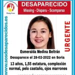 Buscan a una niña de 13 años desaparecida en Soria el pasado 28 de febrero