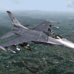 Captura del videojuego Digital Combat Simulator (DCS) empleado en la difusión de informaciones falsas.