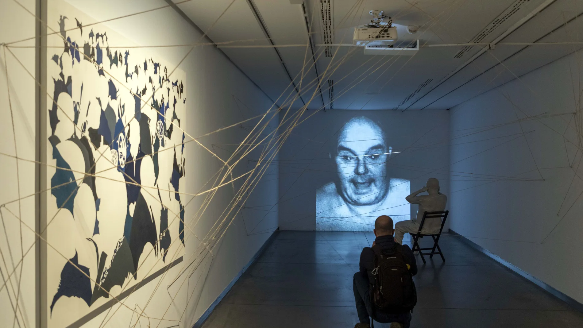 Inauguración de la exposición 'El vértigo de la vida moderna' en el DA2 de Salamanca