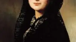 Retrato de la escritora de origen alemán, afincada en Sevilla, Cecilia Böhl de Faber