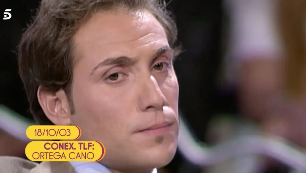 Antonio David Flores durante su enfrentamiento con Ortega Cano en 'Salsa Rosa'