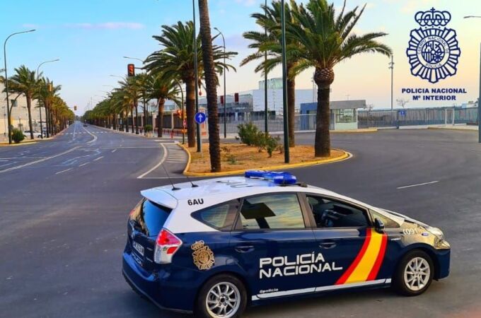 Patrulla de la Policía Nacional en Huelva