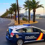 Patrulla de la Policía Nacional en Huelva