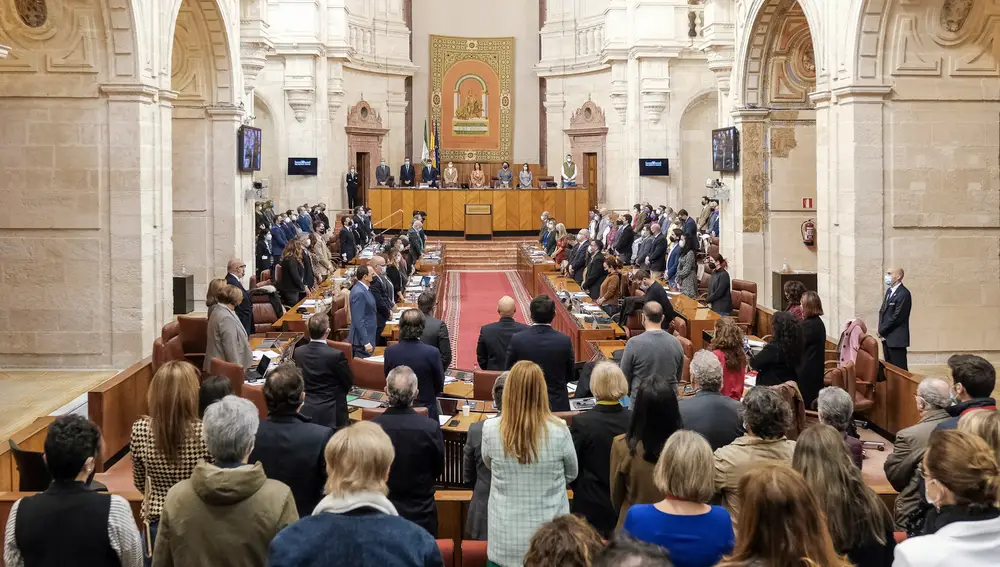 Pleno del Parlamento andaluz. EFE