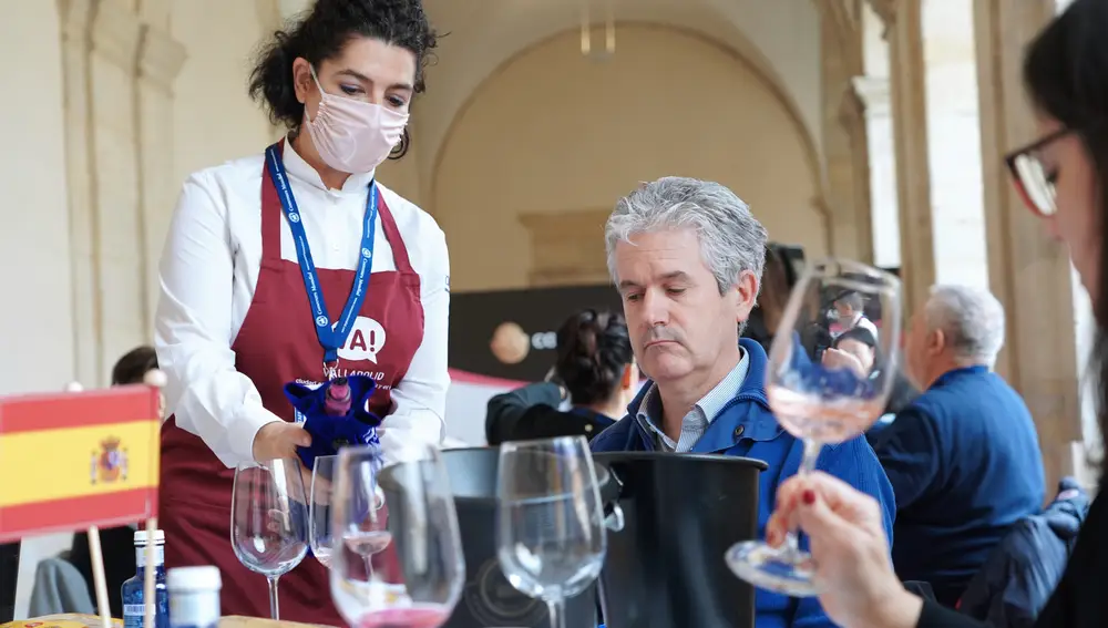 Sesión de Vinos Rosados del Concurso Mundial de Bruselas en 2022.
