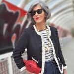 Carmen Gimeno con vaqueros de Zara.