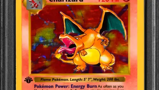 La rara carta de Pokémon de 1999.