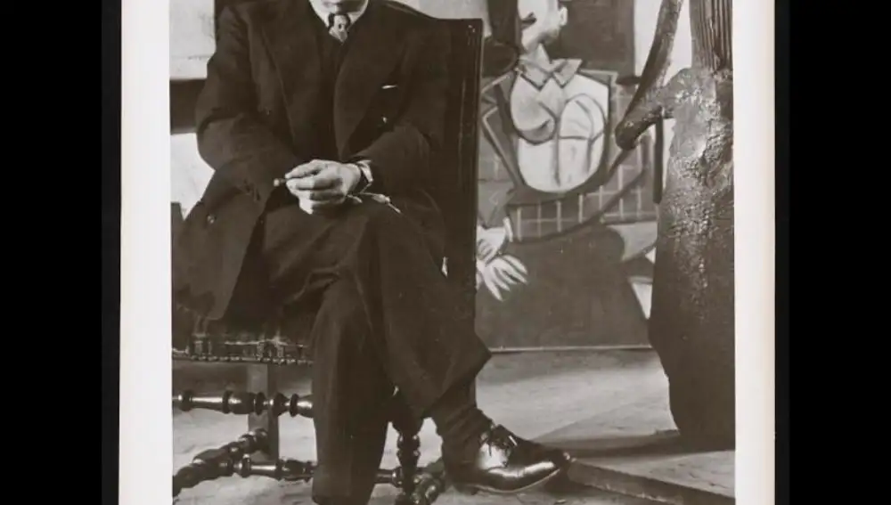 Jaume Sabartés, secretario de Picasso, en una imagen del archivo de la Kootz Gallery
