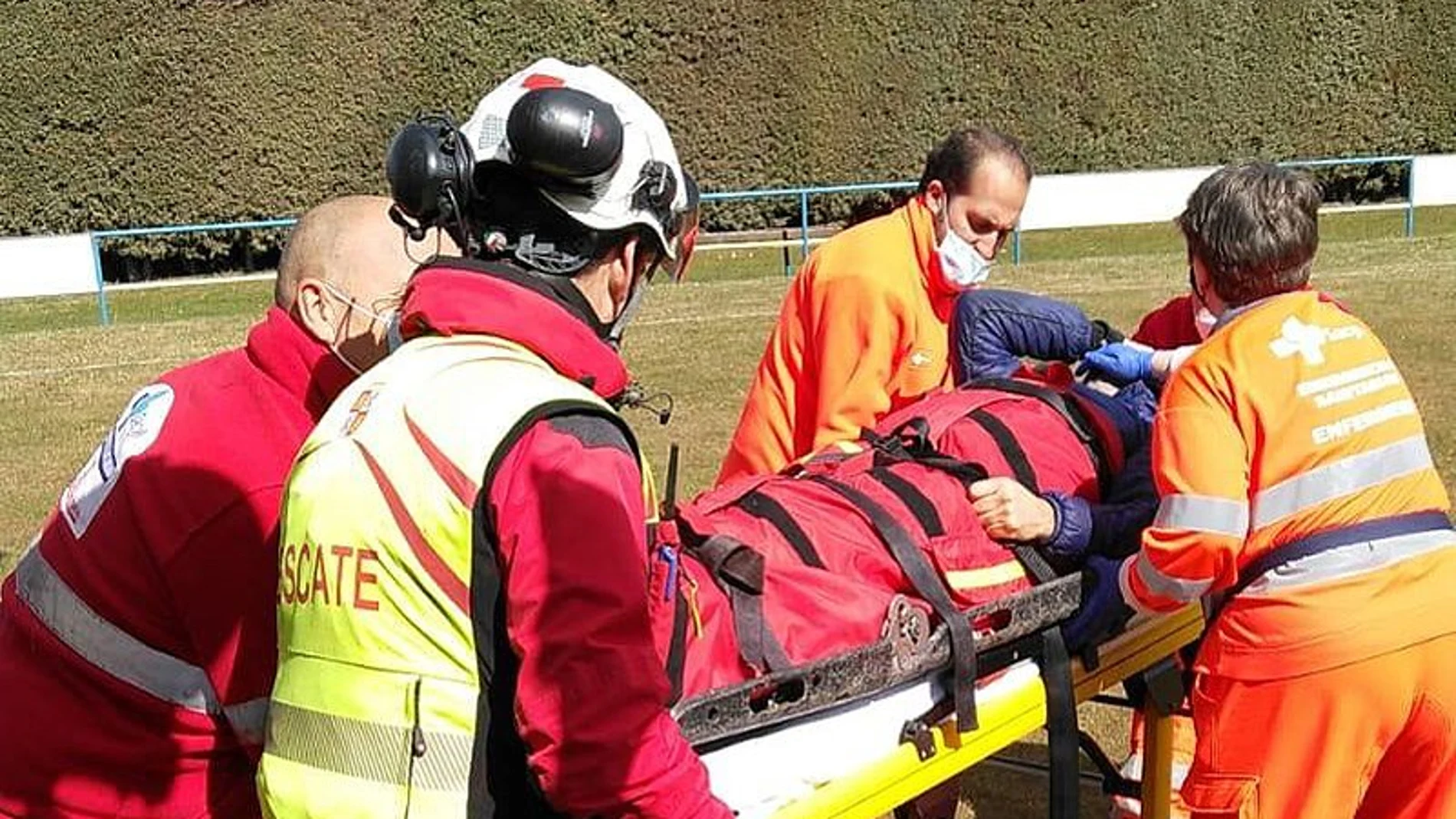 Rescate de un montañero en Palencia