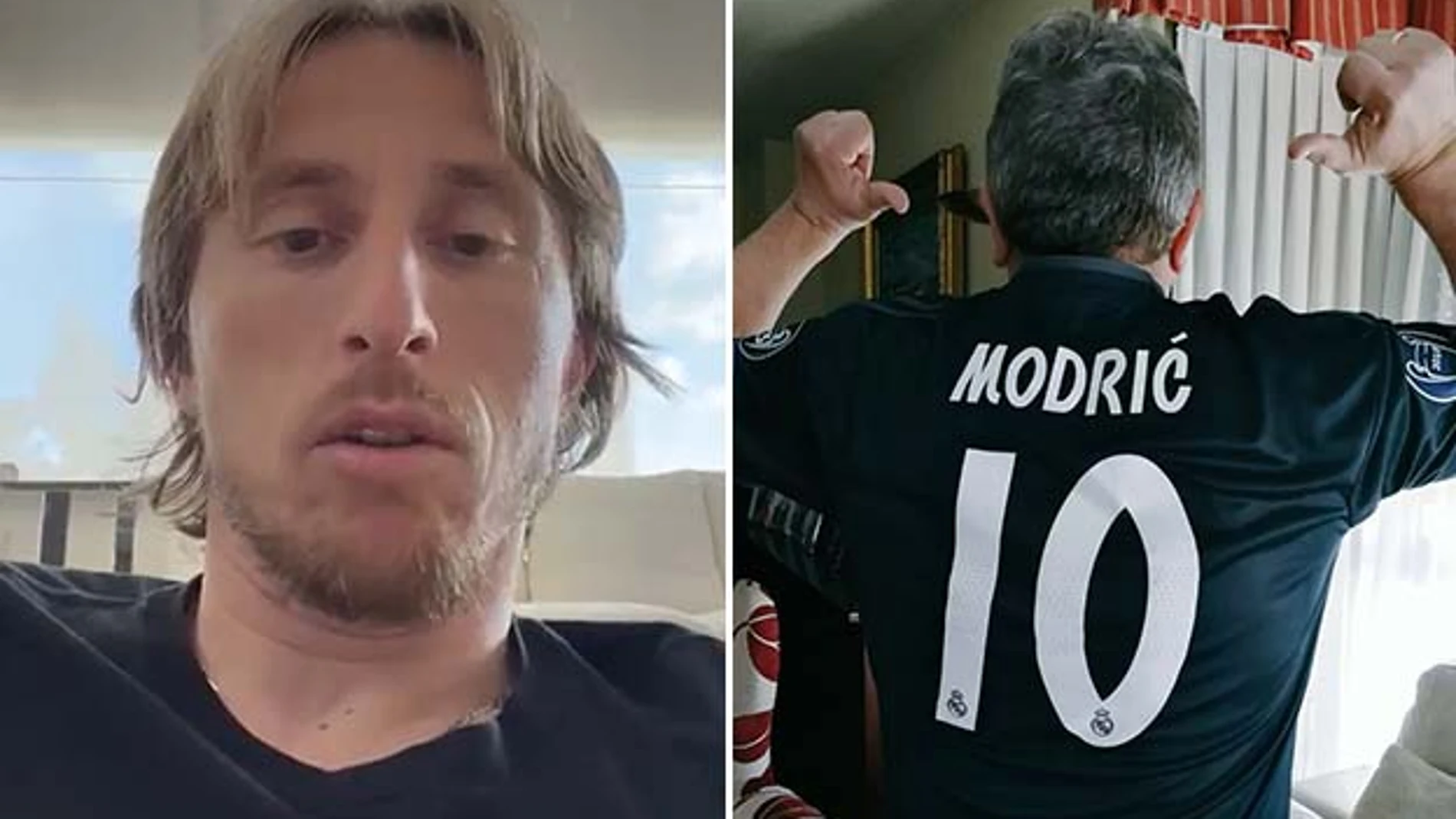 Luka Modric dedicó un mensaje de apoyo a un aficionado del Real Madrid que sufrió un infarto.