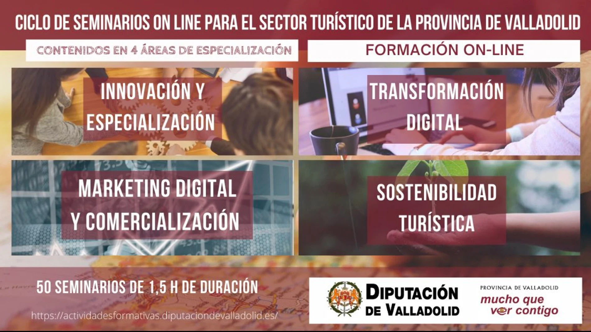 Seminarios de la Diputación de Valladolid destinados al sector turístico