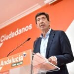 El vicepresidente de la Junta y coordinador autonómico de Ciudadanos (Cs) Andalucía, Juan Marín