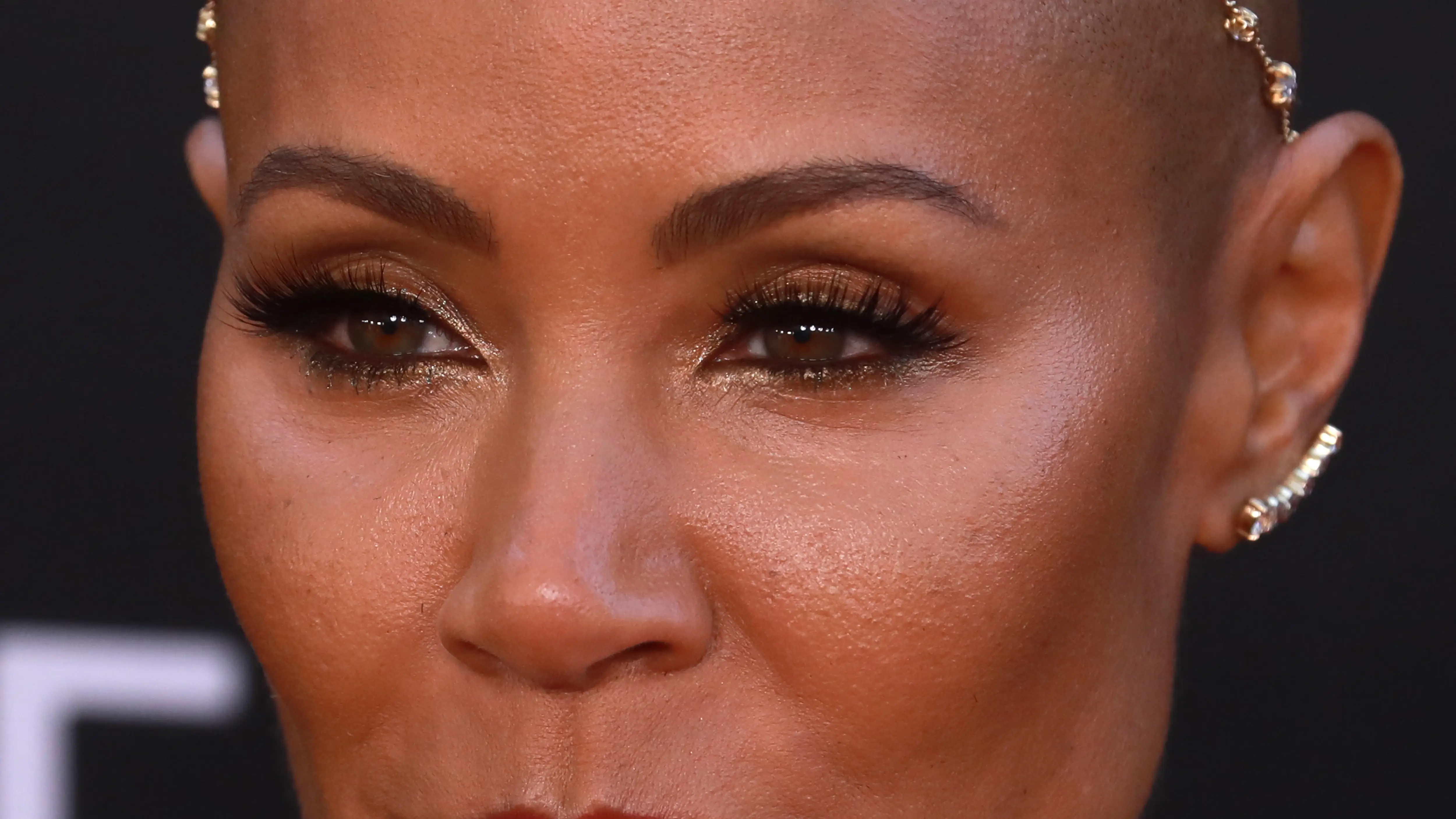 Jada Pinkett, con la cabeza rapada. (Estados Unidos) EFE/EPA/DAVID SWANSON