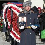Funeral por el agente Alexey Glushchak
