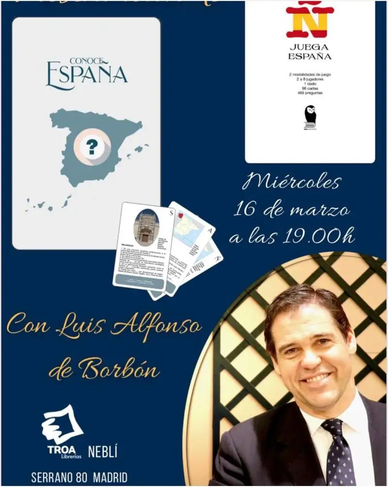 Juego de cartas de Luis Alfonso de Borbón