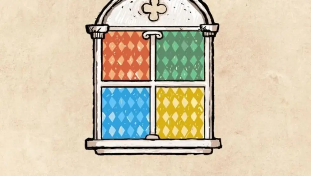 Captura de pantalla del logotipo medieval de Windows compartido en la cuenta de Instagram de Ilya Stallone | Fuente: @ilya_stallone_artist