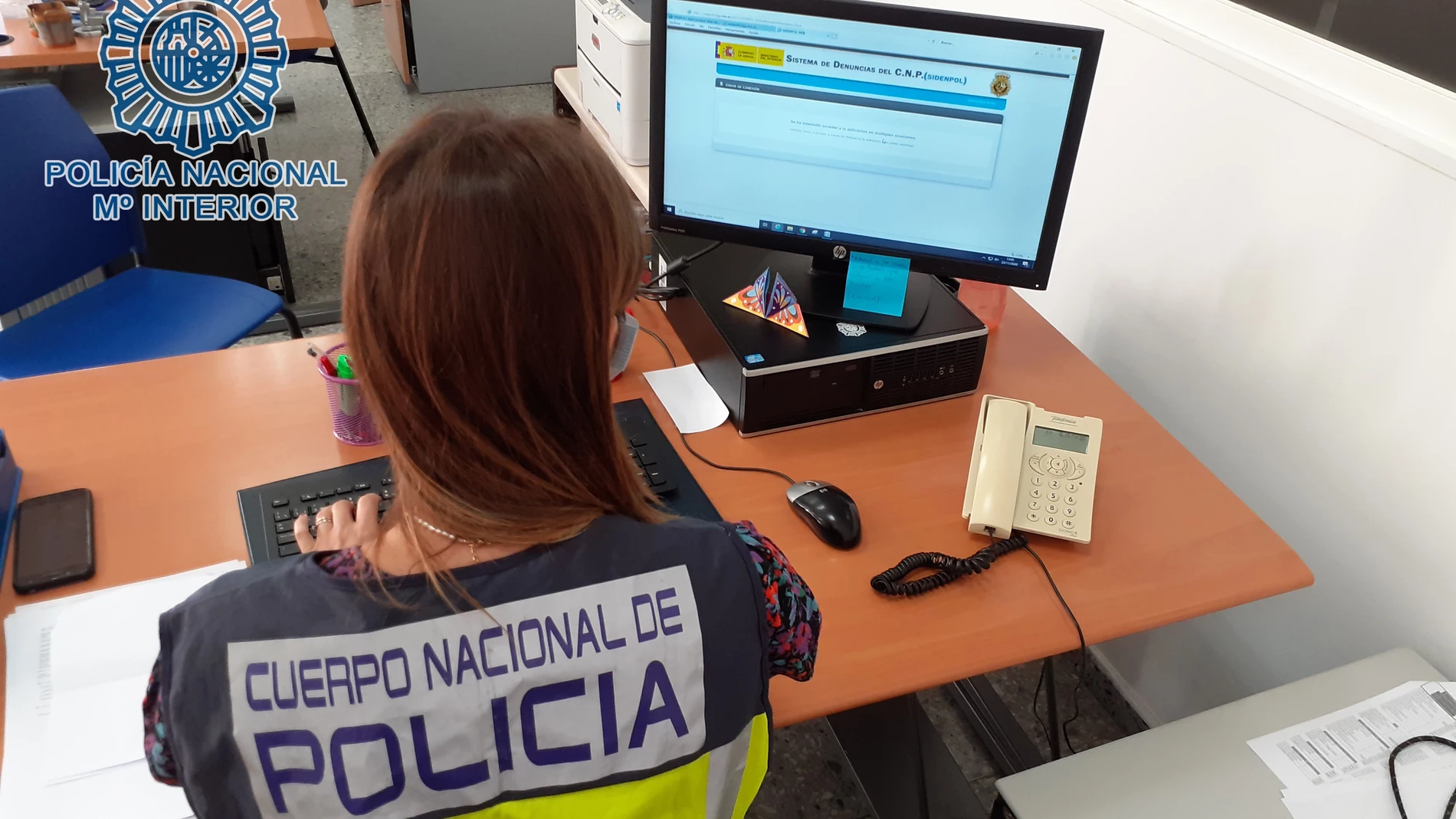 La Policía Nacional se encarga de la investigación
