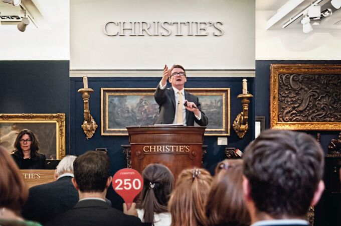 La casa de subastas Christie's