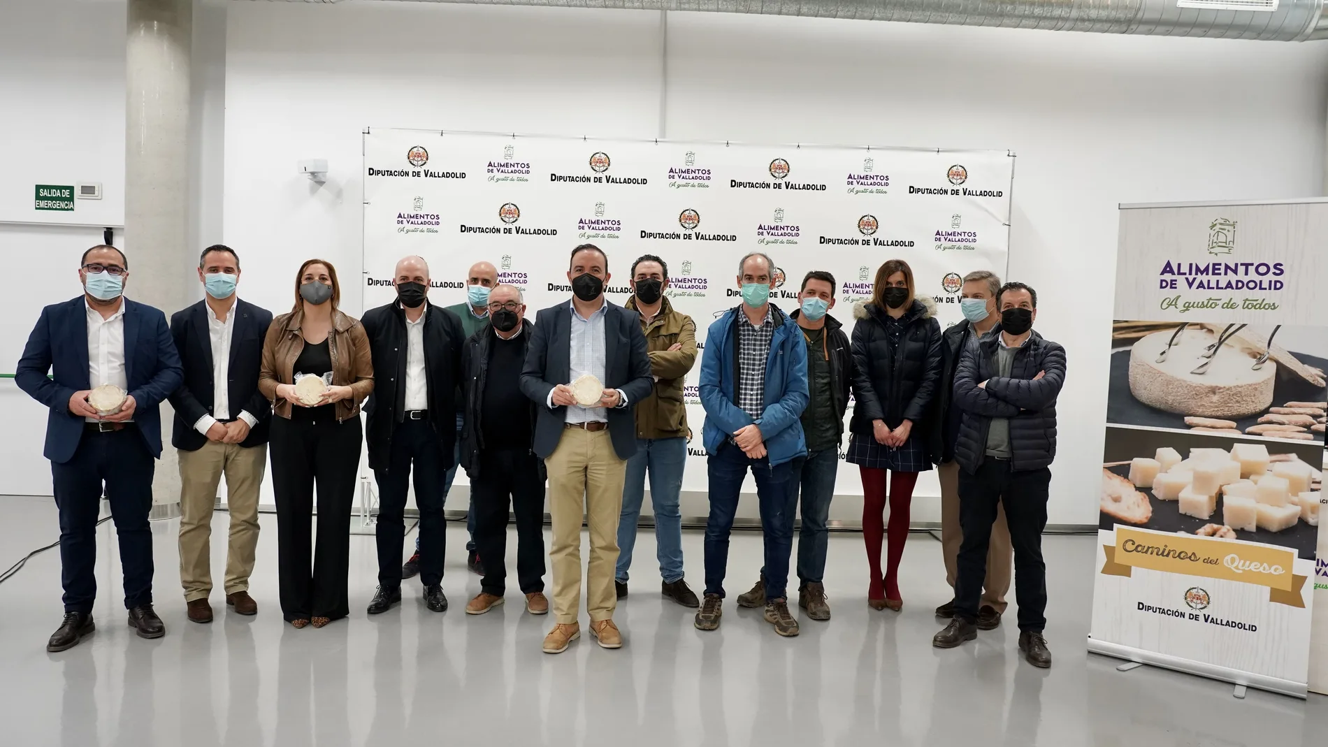 El vicepresidente primero de la Diputación de Valladolid, Víctor Alonso, presenta las iniciativas para promocionar el queso