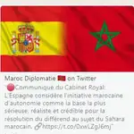 Tuit de la Casa Real marroquí