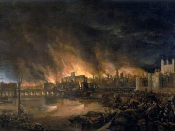 El gran incendio de Londres en 1666