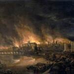 El gran incendio de Londres en 1666