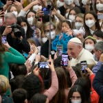 El Papa en la audiencia de hoy en el Vaticano