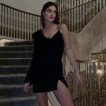 Susana Molina y el vestido elegante de Mango.