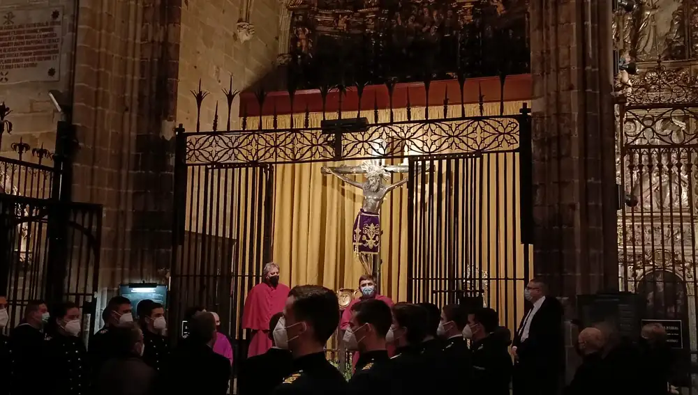 Ofrenda al Cristo de Lepanto de la Catedral de Barcelona