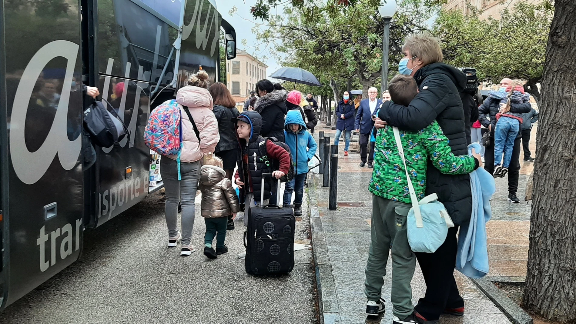 Refugiados ucranianos llegan a Murcia de la mano de la UCAM