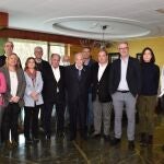 Reunión mantenida en Ólvega entre directivos del Grupo Simoldes y representantes de la Junta y del Ayuntamiento de la localidad