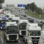 Cientos de transportistas mantienen el paro en polígonos y puerto de València