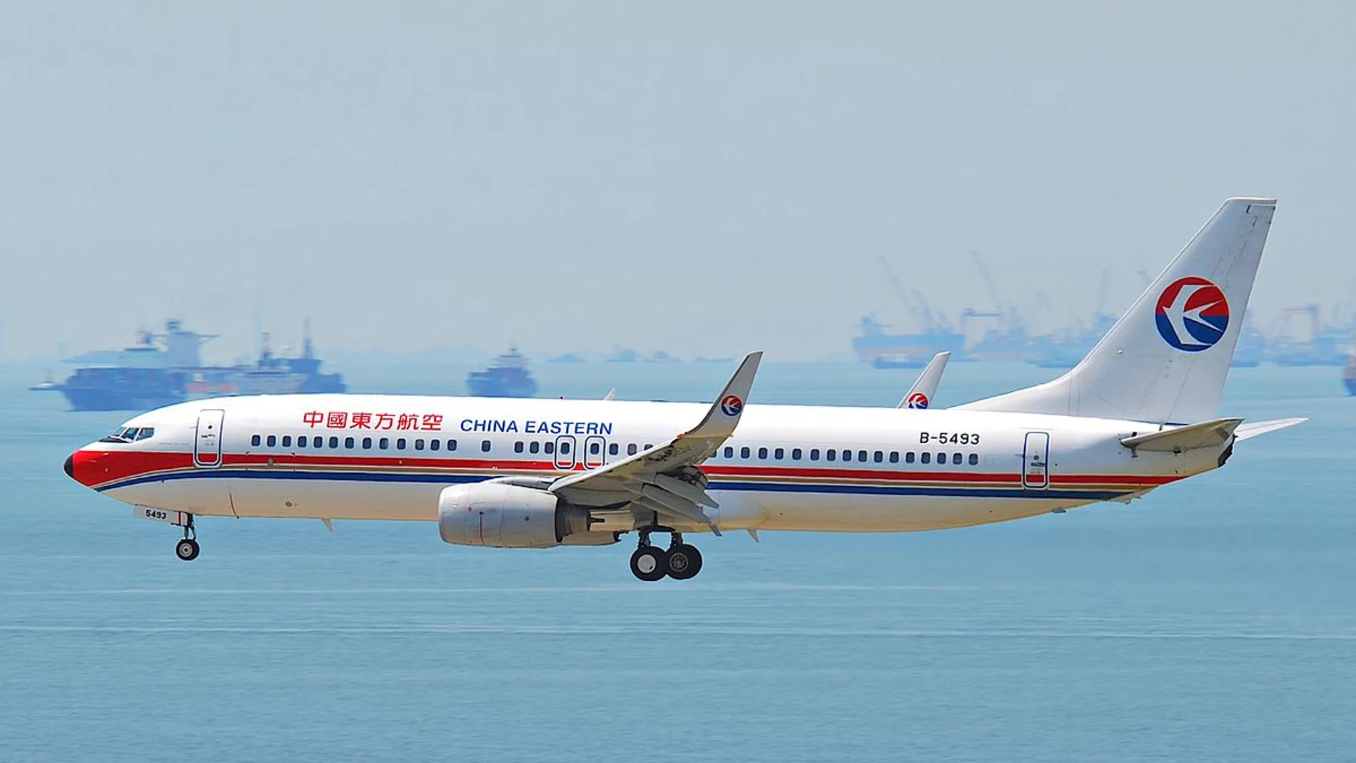 Un Boeing 737-800 de China Eastern, la compañía que ha sufrido el accidente