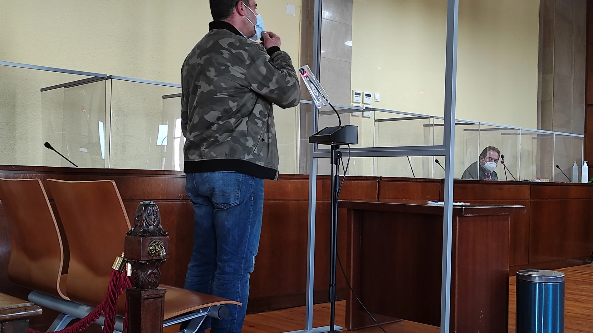El acusado durante el juicio en la Audiencia de Jaén. EUROPA PRESS