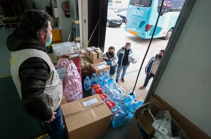 Dos empresarios leoneses crean la asociación Somos Ucrania para llevar ayuda humanitaria y traer personas refugiadas