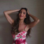 Rocío Osorno con vestido de nueva colección de Zara.