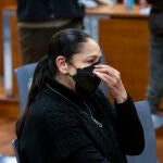 La tonadillera Isabel Pantoja sentada en la sala del Juzgado de lo Penal número 5 de Málaga