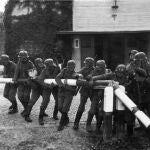 El ejército alemán cruza la frontera polaca el 1 de septiembre de 1939