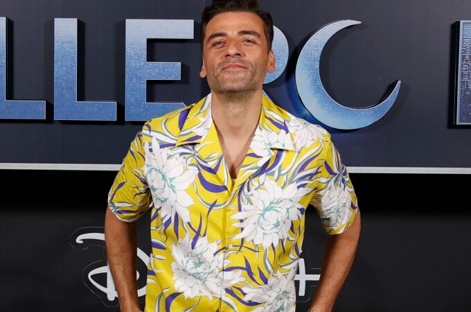 El Oscar Isaac, protagonista de la nueva "Caballero Luna", a su paso por Madrid para presentarla