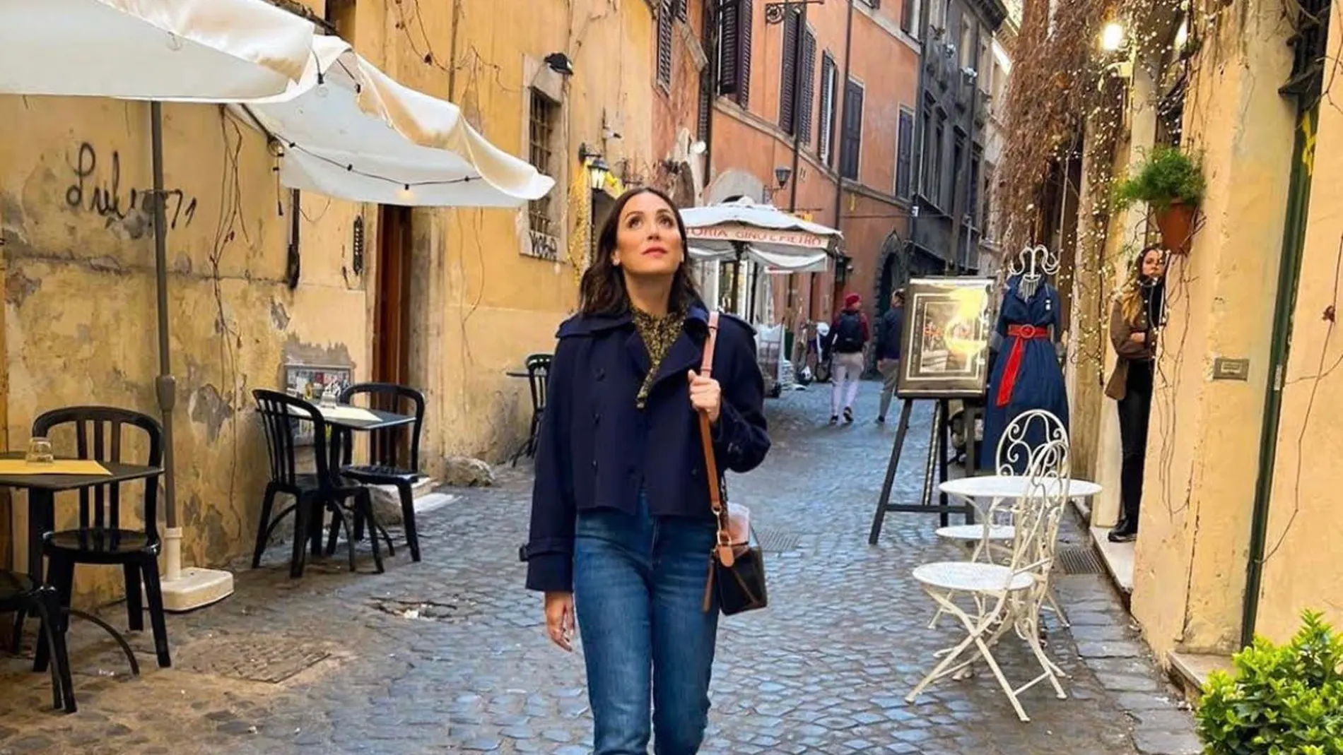 Tamara Falcó en Roma.
