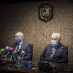 José Ramón Huerta, presidente del Colegio de Médicos de Soria, y Germán del Caño, autor del informe