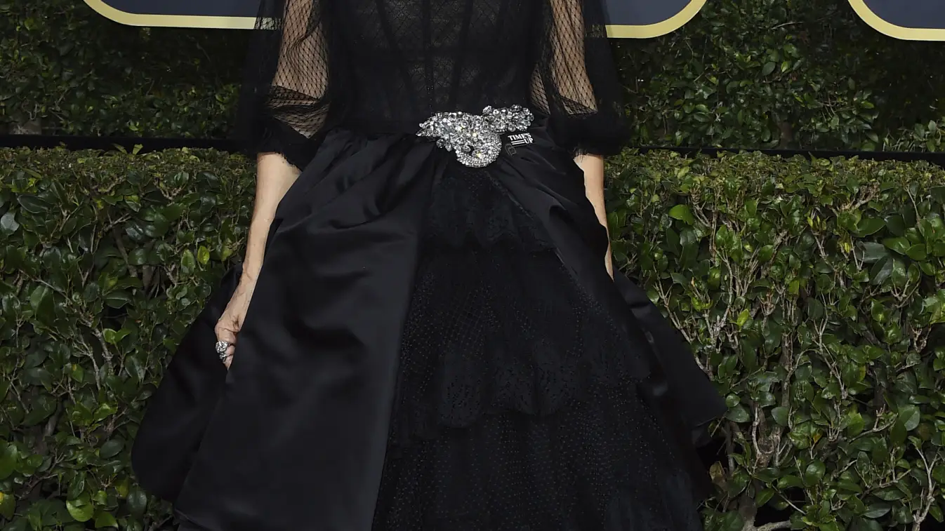 La actriz Sarah Jessica Parker en la 75a entrega anual de los Globos de Oro el domingo 7 de enero de 2018 en Beverly Hills, California.en la foto : vestida por la firma &quot;Dolce and Gabbana&quot;