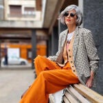 Carmen Gimeno con pantalones de Zara.