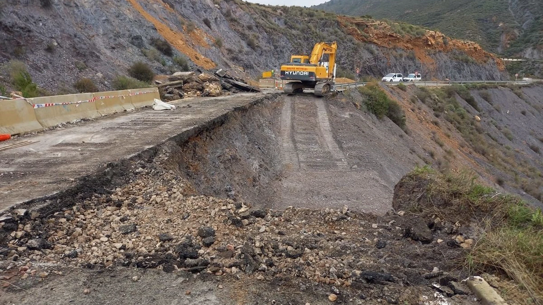 Arranca el arreglo de la carretera que atraviesa las Cuestas del Cedacero (Cartagena)