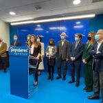 La portavoz del PP de Murcia, Rebeca Pérez, cuando se cumple un año de la moción de censura
