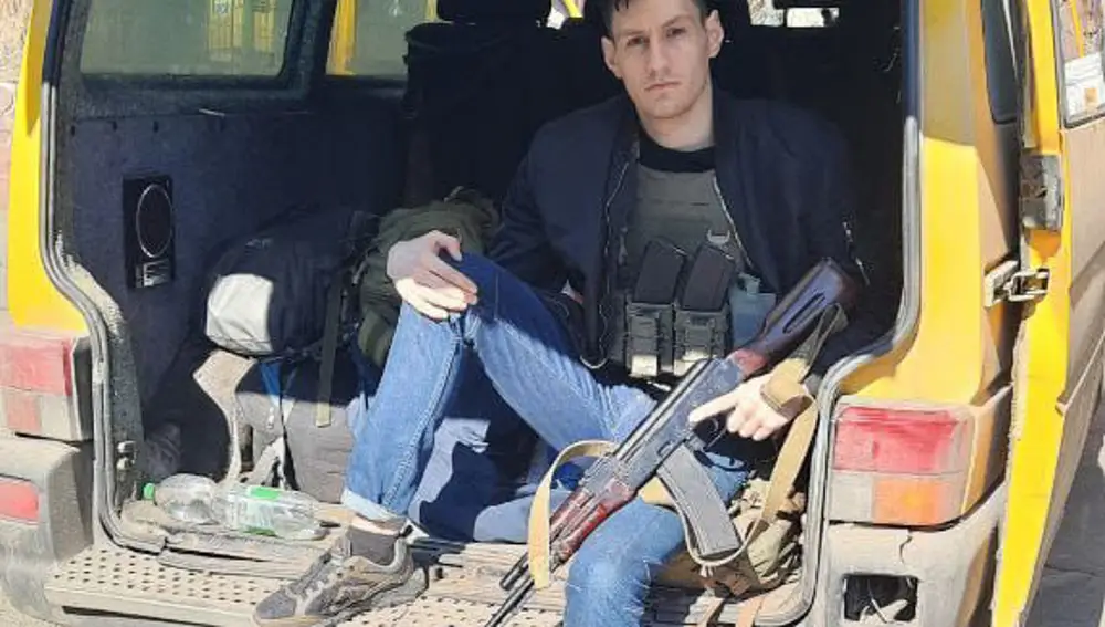 Vladyslav Kovalchuk, reclutador de la Legión extranjera de Ucrania